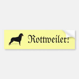 Rottweiler Bumper Sticker