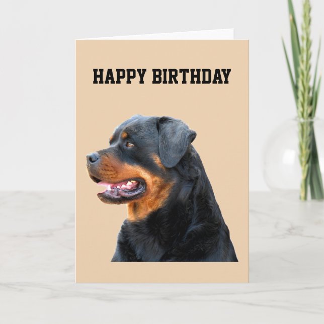 Rottweiler Card (Front)