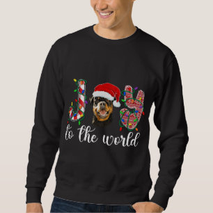 Rottweiler Christmas Rottie Xmas Party Rottweiler Sweatshirt