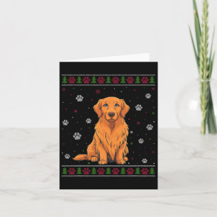 Rottweiler Christmas Sweater Xmas Pet Animal Dog L Card