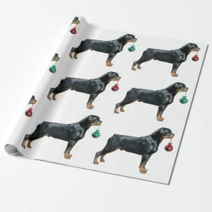 Rottweiler Christmas Wrapping Paper