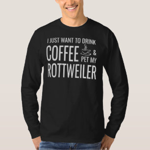 Rottweiler Coffee & Dog T-Shirt