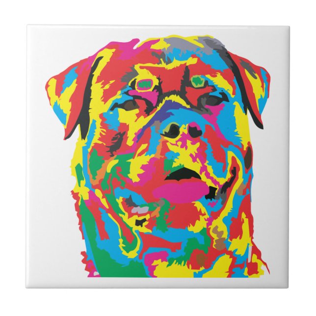 rottweiler colour tile (Front)