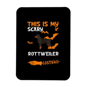 Rottweiler Costume Halloween Lazy Scary Dog Tank Magnet