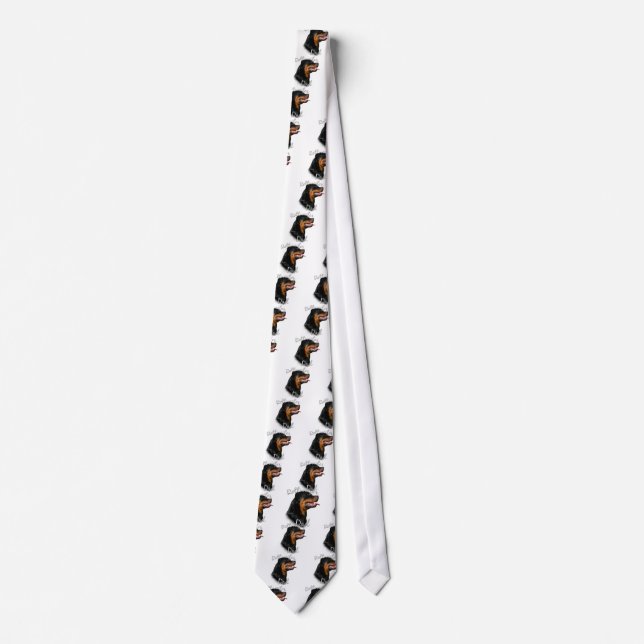 Rottweiler Dad 2 Tie (Front)