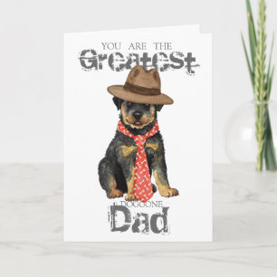 Rottweiler Dad Card