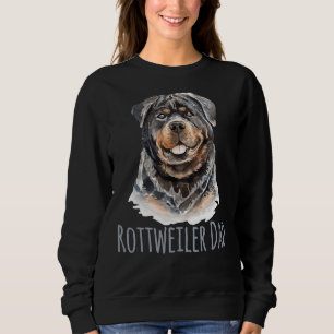 Rottweiler Dad Dog Breed Dog Lover Sweatshirt