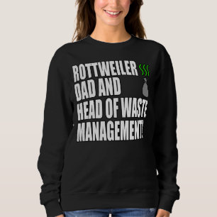 Rottweiler Dad Funny Sweatshirt