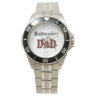 Rottweiler Dad Gifts Watch