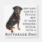 Rottweiler Dad Magnet