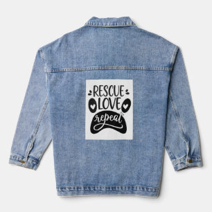 Rottweiler   denim jacket