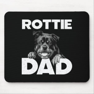 Rottweiler design for men dad rottie rottweiler mouse pad