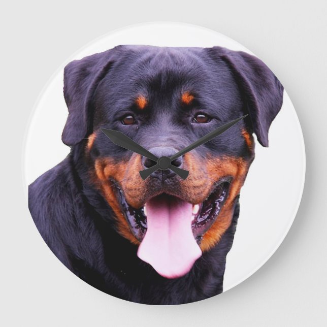 "Rottweiler"design wall clocks (Front)