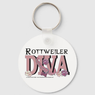 Rottweiler DIVA Key Ring