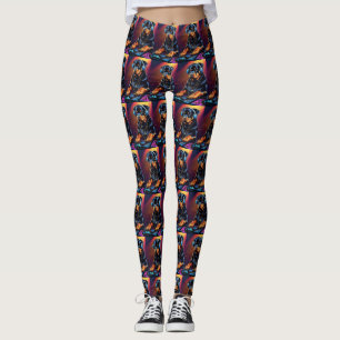 Rottweiler Djing Leggings 4