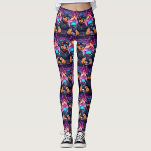 Rottweiler Djing Leggings 5
