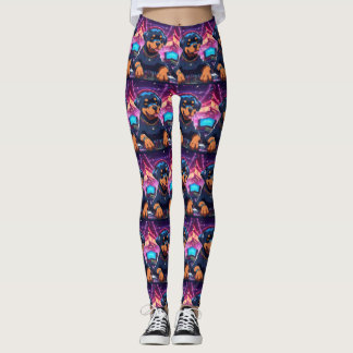 Rottweiler Djing Leggings 5