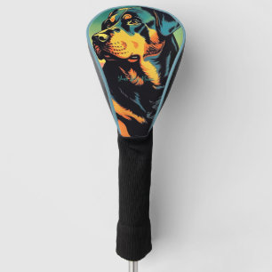 Rottweiler Dog 001 - Bruno Pokopen Golf Head Cover