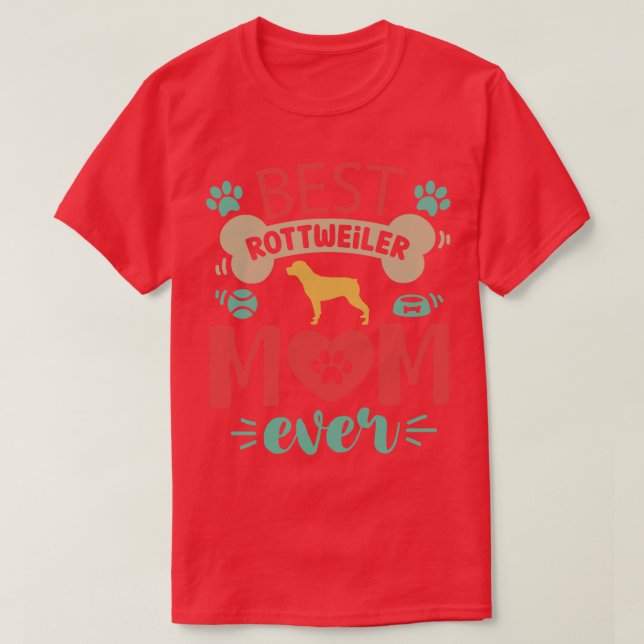 Rottweiler Dog 2 T-Shirt (Design Front)
