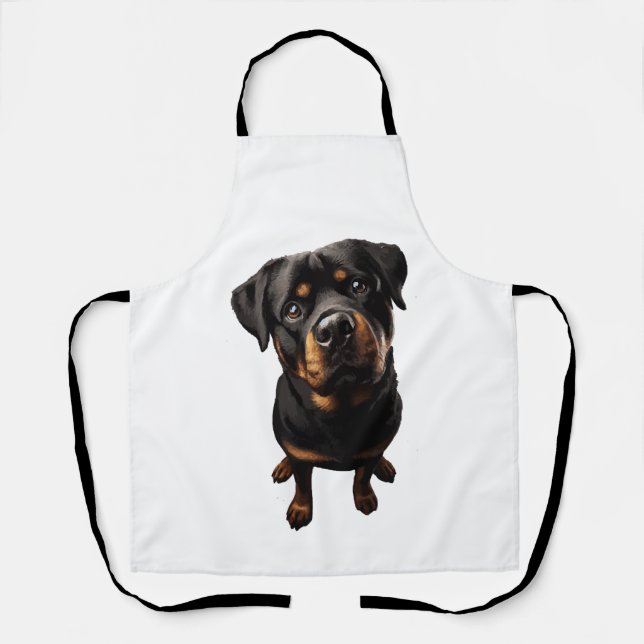 rottweiler dog apron (Front)