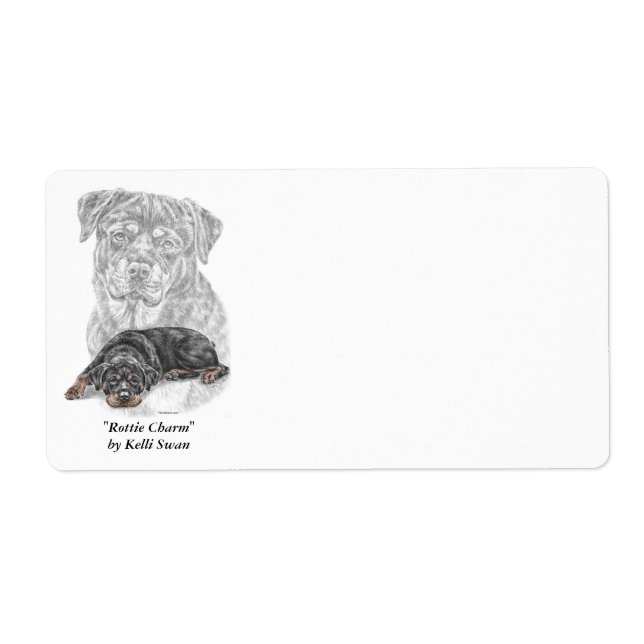 Rottweiler Dog Art (Front)