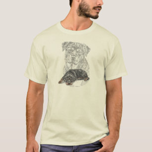 Rottweiler Dog Art T-Shirt