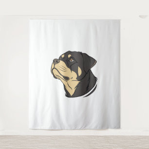 Rottweiler Dog Art Tapestry