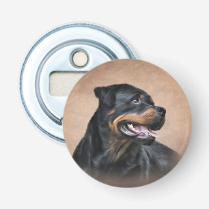 Rottweiler dog bottle opener