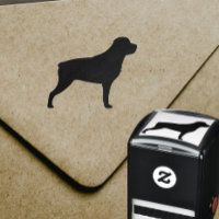 Rottweiler Dog Breed Silhouette