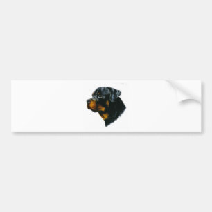 rottweiler dog bumper sticker