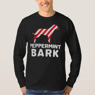 Rottweiler Dog Christmas Peppermint Bark T-Shirt
