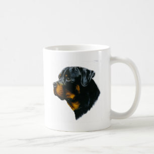 rottweiler dog coffee mug