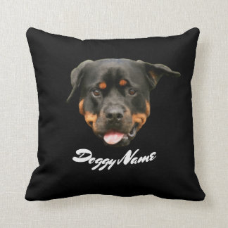 Rottweiler Dog Create Your Own Cushion