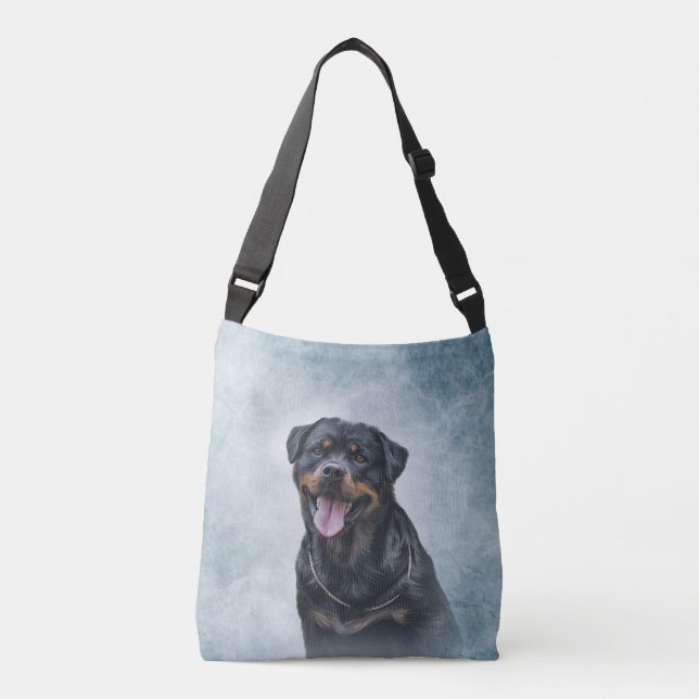 Rottweiler dog crossbody bag (Front)