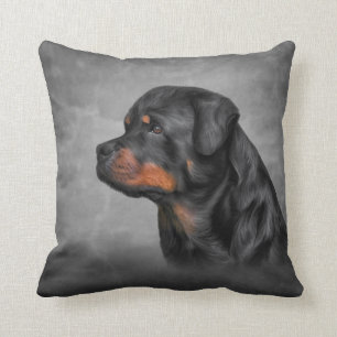 Rottweiler dog cushion
