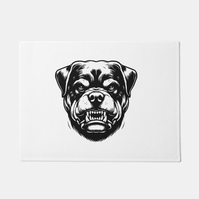 Rottweiler Dog  Doormat (Front)