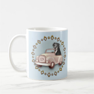 Rottweiler Dog Driving Car mug