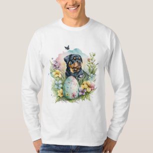 Rottweiler Dog Easter Egg, Happy Easter Rottweiler T-Shirt