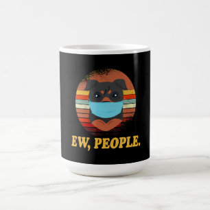 ROTTWEILER Dog Ew People Dog Wearing A Face Mask Coffee Mug