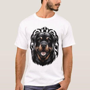 Rottweiler Dog Face T-Shirt
