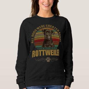 Rottweiler Dog Fan Sweatshirt