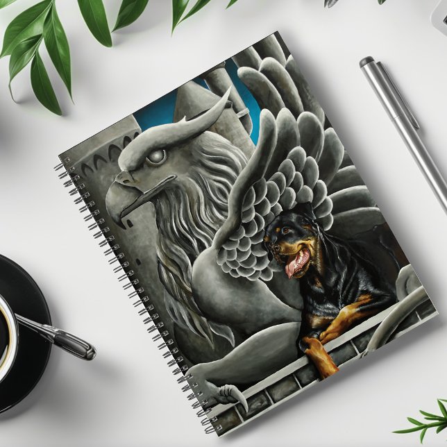 Rottweiler Dog Gargoyle Fantasy Planner (Creator Uploaded)