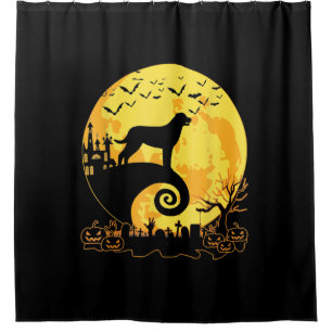 rottweiler dog halloween costume gifts ideas shower curtain