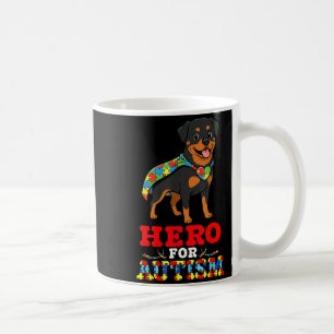 Rottweiler Dog Hero For Autism Awareness Accept Su Coffee Mug