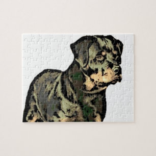 Rottweiler dog jigsaw puzzle