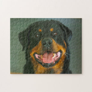Rottweiler Dog Jigsaws. Jigsaw Puzzle