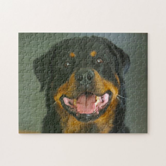 Rottweiler Dog Jigsaws. Jigsaw Puzzle (Horizontal)