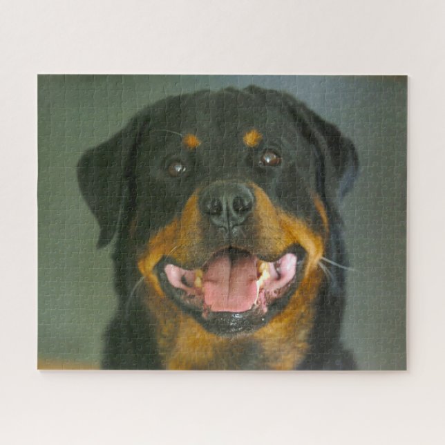 Rottweiler Dog Jigsaws. Jigsaw Puzzle (Horizontal)
