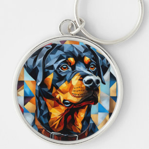 Rottweiler Dog Key Ring
