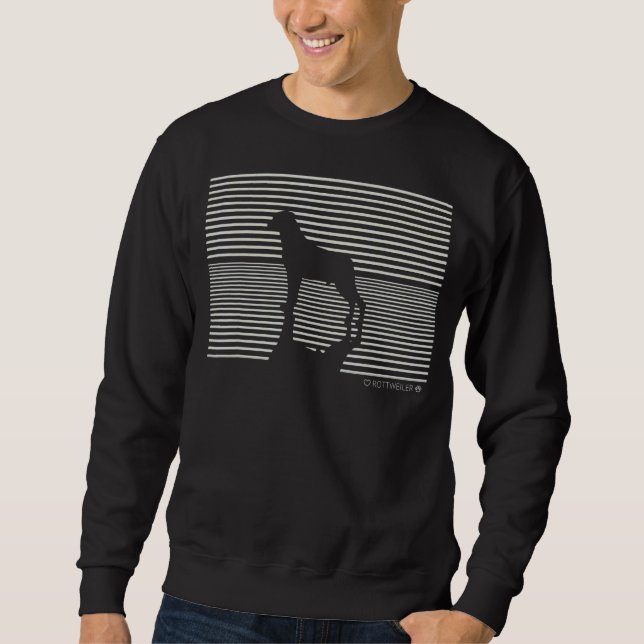 Rottweiler Dog Love Sweatshirt (Front)